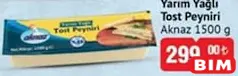 AKNAZ YARIM YAĞLI TOST PEYNİRİ 1500 G